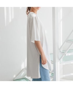 【ベイフロー/BAYFLOW】の【HEREIAM】チュニック丈が新鮮/オーバーロングTEE 人気、トレンドファッション・服の通販 founy(ファニー) ファッション Fashion レディースファッション WOMEN トップス・カットソー Tops/Tshirt おすすめ Recommend カッティング Cutting シンプル Simple スウェット Sweat スクエア Square スリット Slit チュニック Tunic デニム Denim トレンド Trend バランス Balance フレア Flare フロント Front ポケット Pocket ヨガ Yoga ラウンド Round ルーズ Loose レギンス Leggings ロング Long 夏 Summer 春 Spring S/S・春夏 Ss・Spring/Summer |ID:prp329100004531677