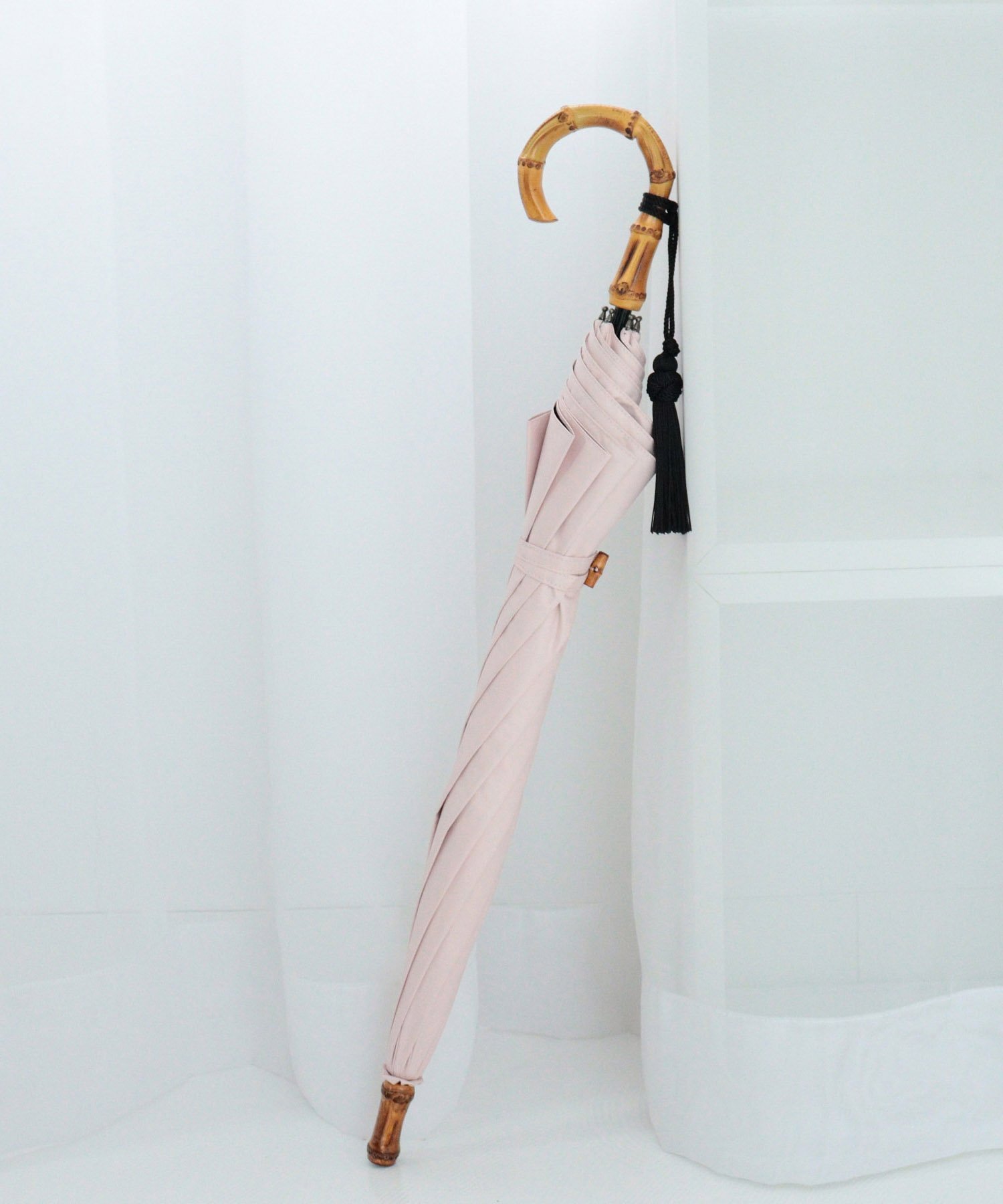 【ウタタネ/utatane】のutatane/日傘 完全遮光 竹ハンドル インテリア・キッズ・メンズ・レディースファッション・服の通販 founy(ファニー) 　ファッション　Fashion　レディースファッション　WOMEN　傘 / レイングッズ　Umbrellas/Rainwear　グラス　Glass　コンパクト　Compact　コーティング　Coating　ショート　Short　ダメージ　Damage　傘　Umbrella　日傘　Parasol　ピンク|ID: prp329100004531678 ipo3291000000032142918