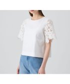 【アナイ/ANAYI】のコンパクトポンチスカラップ袖 プルオーバー white|ID: prp329100004531683 ipo3291000000032034528