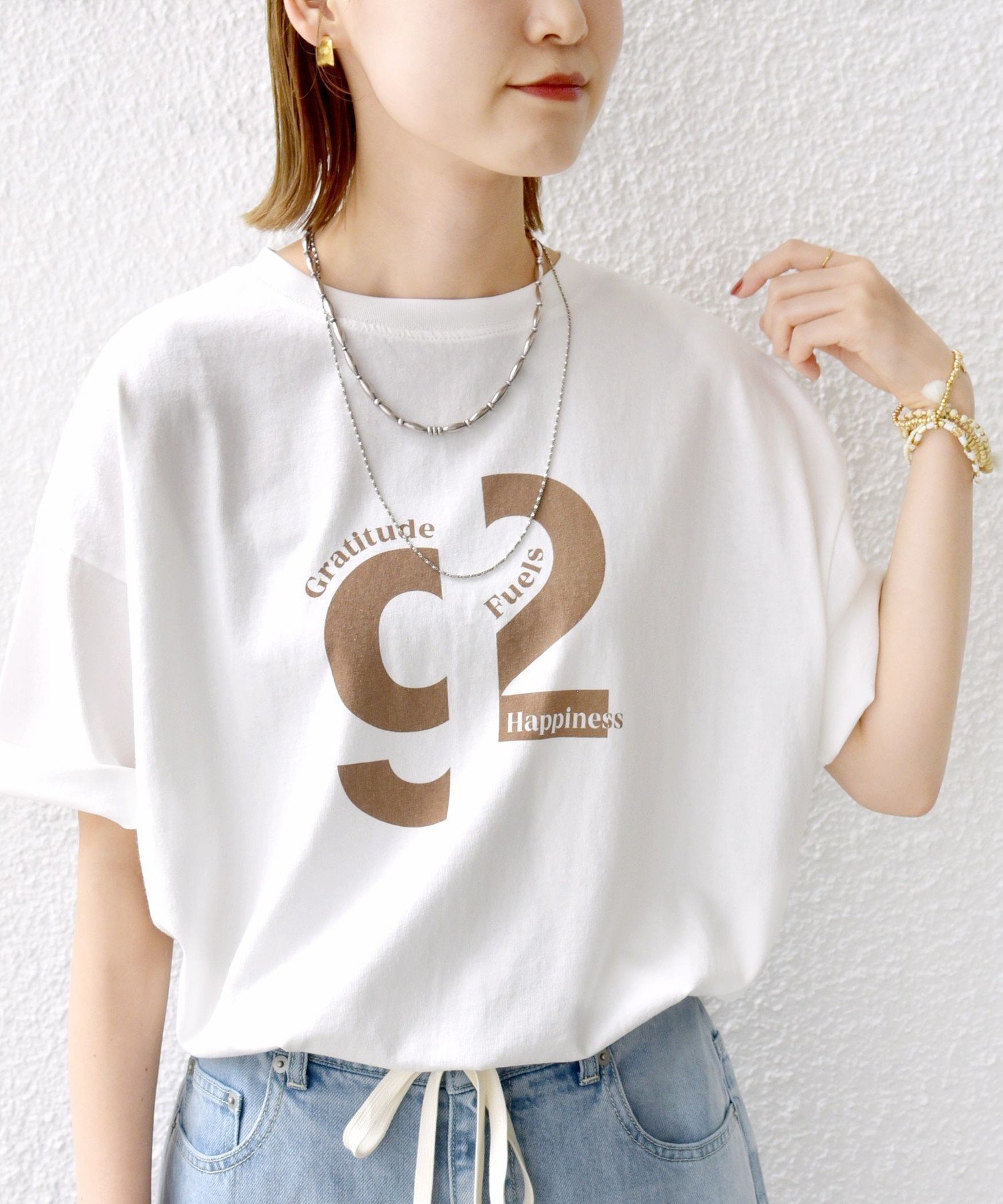 【シップス フォー ウィメン/SHIPS】の【SHIPS別注】81BRANCA ロゴ 5分袖 TEE インテリア・キッズ・メンズ・レディースファッション・服の通販 founy(ファニー) 　ファッション　Fashion　レディースファッション　Fashion for Women　トップス・カットソー　Cut & Sew Tops　2025年　2025　2025春夏・S/S　Spring/Summer 2025 SS25　おすすめ　Recommended / Our Picks　ギャザー　Gathered, Ruffled　ジャケット　Jacket, Outerwear　プリント　Print, Printed Pattern　ボトム　Bottoms, Lower Wear　ポケット　Pocket, Pocket Detail　ミリタリー　Military, Army Style　別注　Limited Edition, Custom Order　夏　Summer　ホワイト系|ID: prp329100004531686 ipo3291000000033174739