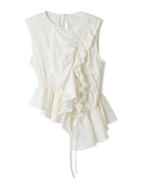 【リリーブラウン/Lily Brown】のアシメフリルカットトップス 人気、トレンドファッション・服の通販 founy(ファニー) ファッション Fashion レディースファッション WOMEN トップス・カットソー Tops/Tshirt アシンメトリー Asymmetry エレガント 上品 Elegant カットソー Cut And Sew シャーリング Shirring ストレッチ Stretch フリル Frills |ID:prp329100004531701