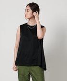 【ユナイテッドアローズ/UNITED ARROWS】のイレギュラーヘム ノースリーブ カットソー BLACK|ID: prp329100004531703 ipo3291000000033560670