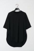 【ウジョー/Ujoh】のCurve Hem Half Sleeve T 人気、トレンドファッション・服の通販 founy(ファニー) ファッション Fashion レディースファッション Fashion for Women トップス・カットソー Cut & Sew Tops カッティング Cutting Detail シンプル Simple, Minimal ラウンド Round, Round Neck 日本製 Made In Japan thumbnail Black|ID: prp329100004531704 ipo3291000000032737523