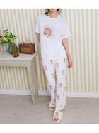 【ジェラート ピケ/gelato pique】のトイプードル柄ロングパンツ OWHT[002]|ID: prp329100004531711 ipo3291000000032699115