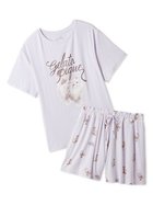 【ジェラート ピケ/gelato pique】の【ONLINE限定】CAT柄ワンポイントTシャツ ショートパンツセット LAV[071]|ID: prp329100004531712 ipo3291000000032034632