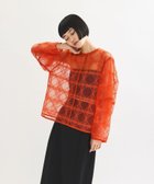 【アダム エ ロペ/ADAM ET ROPE'】のスクエアレースプルオーバー レッド(60)|ID: prp329100004531714 ipo3291000000033717842