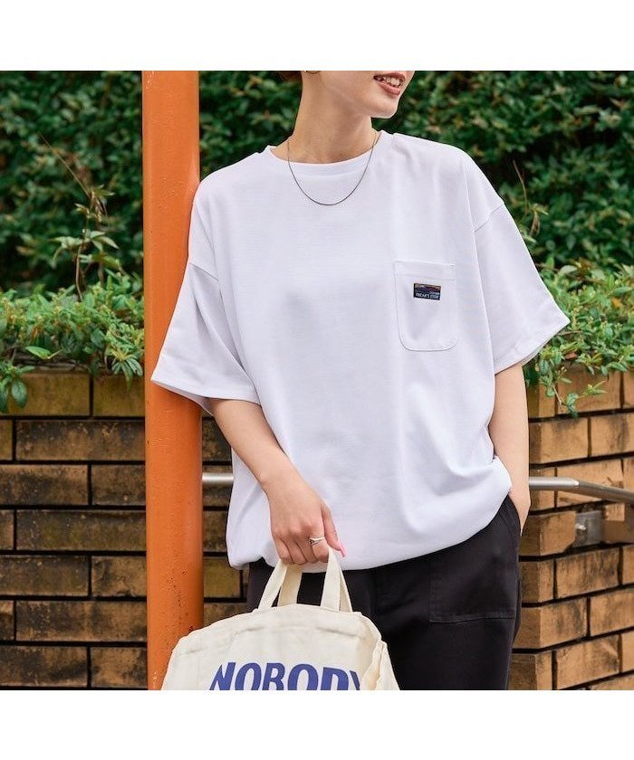 【フリークスストア/FREAK'S STORE】のFREAK S STORE OUTDOORS DRYMIX ドライミックス 半袖 Tシャツ(吸水速乾・接触冷感・UVカット)【限定展開】 25SS インテリア・キッズ・メンズ・レディースファッション・服の通販 founy(ファニー) https://founy.com/ ファッション Fashion レディースファッション Fashion for Women トップス・カットソー Cut & Sew Tops シャツ・ブラウス・オフィスカジュアル Elegant Blouses & Button-Ups ロングTシャツ・Tシャツ Longline T-Shirts & Tees 2025年 2025 2025春夏・S/S Spring/Summer 2025 SS25 ドローコード Drawcord, Drawstring Cord ビッグ Big, Oversized ポケット Pocket, Pocket Detail ミックス Mix, Mixed Style 半袖 Short Sleeve, Half Sleeve 吸水 Absorbent, Quick-Dry 夏 Summer S/S・春夏 SS, Spring/Summer, Warm Season |ID: prp329100004531717 ipo3291000000033095661