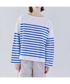 【ビショップ/Bshop】のドロップショルダー ラッセルワイドTシャツ WOMEN BLUE系1|ID: prp329100004531721 ipo3291000000032034679