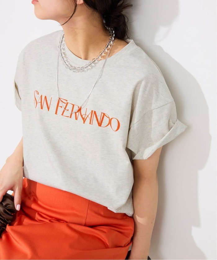 【スローブ イエナ/SLOBE IENA】のSAN FERNANDOロゴTEE インテリア・キッズ・メンズ・レディースファッション・服の通販 founy(ファニー) https://founy.com/ ファッション Fashion レディースファッション WOMEN 2025年 2025 2025春夏・S/S Ss,Spring/Summer,2025 インナー Inner シンプル Simple ジャケット Jacket |ID: prp329100004531748 ipo3291000000032034795