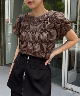 【カプリシューレマージュ/CAPRICIEUX LEMAGE】の【新色追加/全骨格◎】シャーリングホイップTシャツ 人気、トレンドファッション・服の通販 founy(ファニー) ファッション Fashion レディースファッション Fashion for Women トップス・カットソー Cut & Sew Tops シャツ・ブラウス・オフィスカジュアル Elegant Blouses & Button-Ups ロングTシャツ・Tシャツ Longline T-Shirts & Tees おすすめ Recommended / Our Picks シャーリング Shirring, Ruched シンプル Simple, Minimal センター Center, Center Line デニム Denim, Jeans Material フリル Frill, Ruffle ボトム Bottoms, Lower Wear マキシ Maxi, Full Length 切替 Switching, Contrast Panel |ID:prp329100004531750