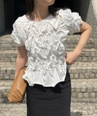 【カプリシューレマージュ/CAPRICIEUX LEMAGE】の【新色追加/全骨格◎】シャーリングホイップTシャツ 人気、トレンドファッション・服の通販 founy(ファニー) ファッション Fashion レディースファッション Fashion for Women トップス・カットソー Cut & Sew Tops シャツ・ブラウス・オフィスカジュアル Elegant Blouses & Button-Ups ロングTシャツ・Tシャツ Longline T-Shirts & Tees おすすめ Recommended / Our Picks シャーリング Shirring, Ruched シンプル Simple, Minimal センター Center, Center Line デニム Denim, Jeans Material フリル Frill, Ruffle ボトム Bottoms, Lower Wear マキシ Maxi, Full Length 切替 Switching, Contrast Panel thumbnail ホワイト|ID: prp329100004531750 ipo3291000000033292240