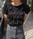 【カプリシューレマージュ/CAPRICIEUX LEMAGE】の【新色追加/全骨格◎】シャーリングホイップTシャツ 人気、トレンドファッション・服の通販 founy(ファニー) ファッション Fashion レディースファッション Fashion for Women トップス・カットソー Cut & Sew Tops シャツ・ブラウス・オフィスカジュアル Elegant Blouses & Button-Ups ロングTシャツ・Tシャツ Longline T-Shirts & Tees おすすめ Recommended / Our Picks シャーリング Shirring, Ruched シンプル Simple, Minimal センター Center, Center Line デニム Denim, Jeans Material フリル Frill, Ruffle ボトム Bottoms, Lower Wear マキシ Maxi, Full Length 切替 Switching, Contrast Panel thumbnail ブラック|ID: prp329100004531750 ipo3291000000033292242
