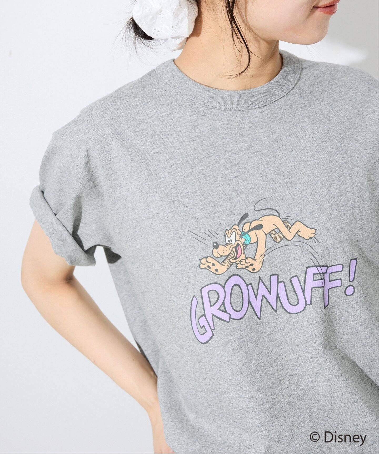 【スローブ イエナ/SLOBE IENA】のChampion/チャンピオン SLOBE別注 /Mickey/ Tシャツ インテリア・キッズ・メンズ・レディースファッション・服の通販 founy(ファニー) 　ファッション　Fashion　レディースファッション　Ladies' Fashion Online　トップス・カットソー　Tops/Tshirt　シャツ/ブラウス　Shirts/Blouses　ロング / Tシャツ　T-Shirts　別注　Special Order　グレーA|ID: prp329100004531753 ipo3291000000032670022
