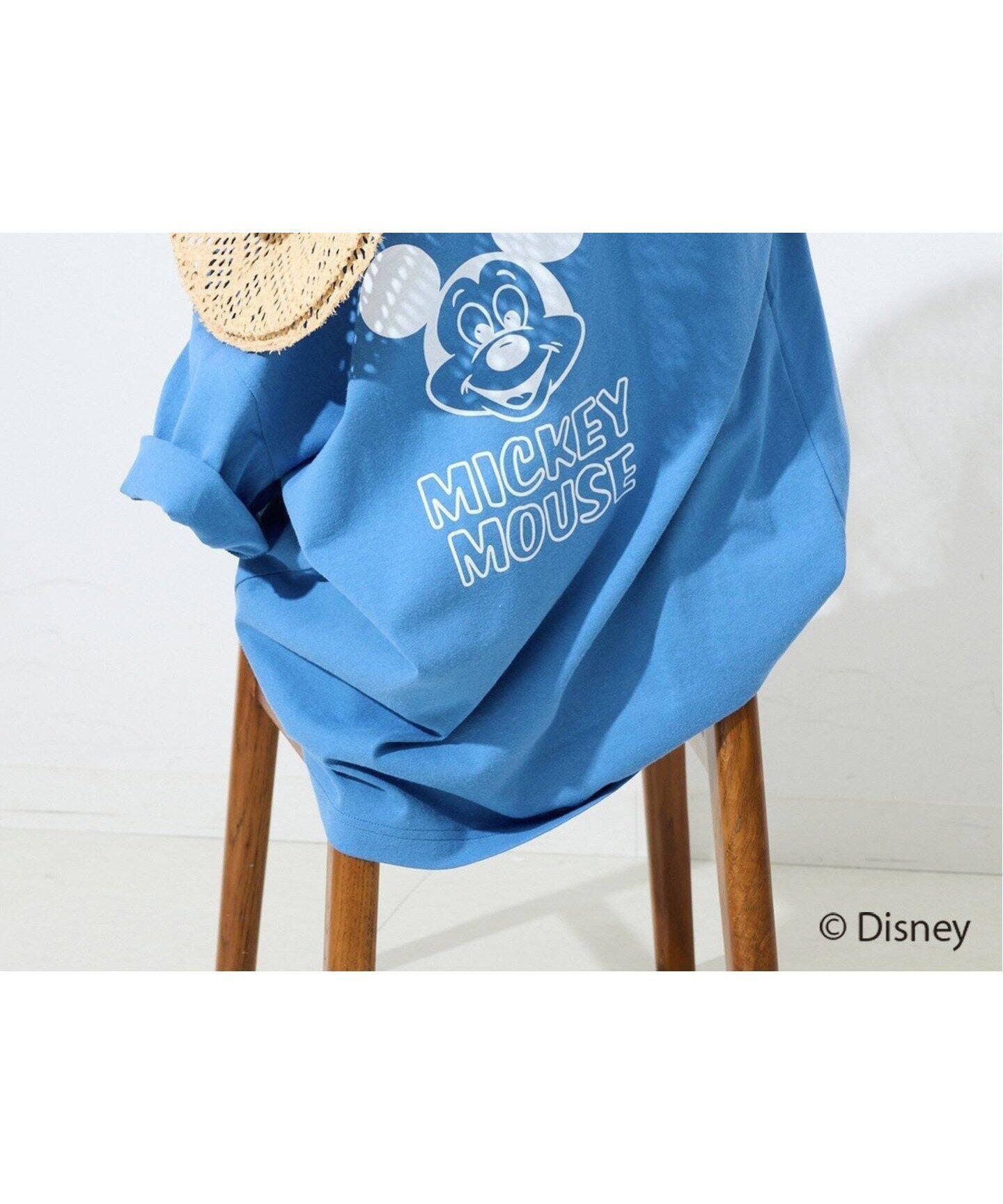 【スローブ イエナ/SLOBE IENA】のChampion/チャンピオン SLOBE別注 /Mickey/ Tシャツ インテリア・キッズ・メンズ・レディースファッション・服の通販 founy(ファニー) 　ファッション　Fashion　レディースファッション　Ladies' Fashion Online　トップス・カットソー　Tops/Tshirt　シャツ/ブラウス　Shirts/Blouses　ロング / Tシャツ　T-Shirts　別注　Special Order　ブルー A|ID: prp329100004531753 ipo3291000000032670028