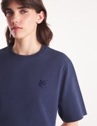 【メゾン キツネ/MAISON KITSUNE】のMaison Kitsune/BOLD FOX HEAD PATCH COMFORT TEE SHIRT INK BLUE|ID: prp329100004531758 ipo3291000000032667605