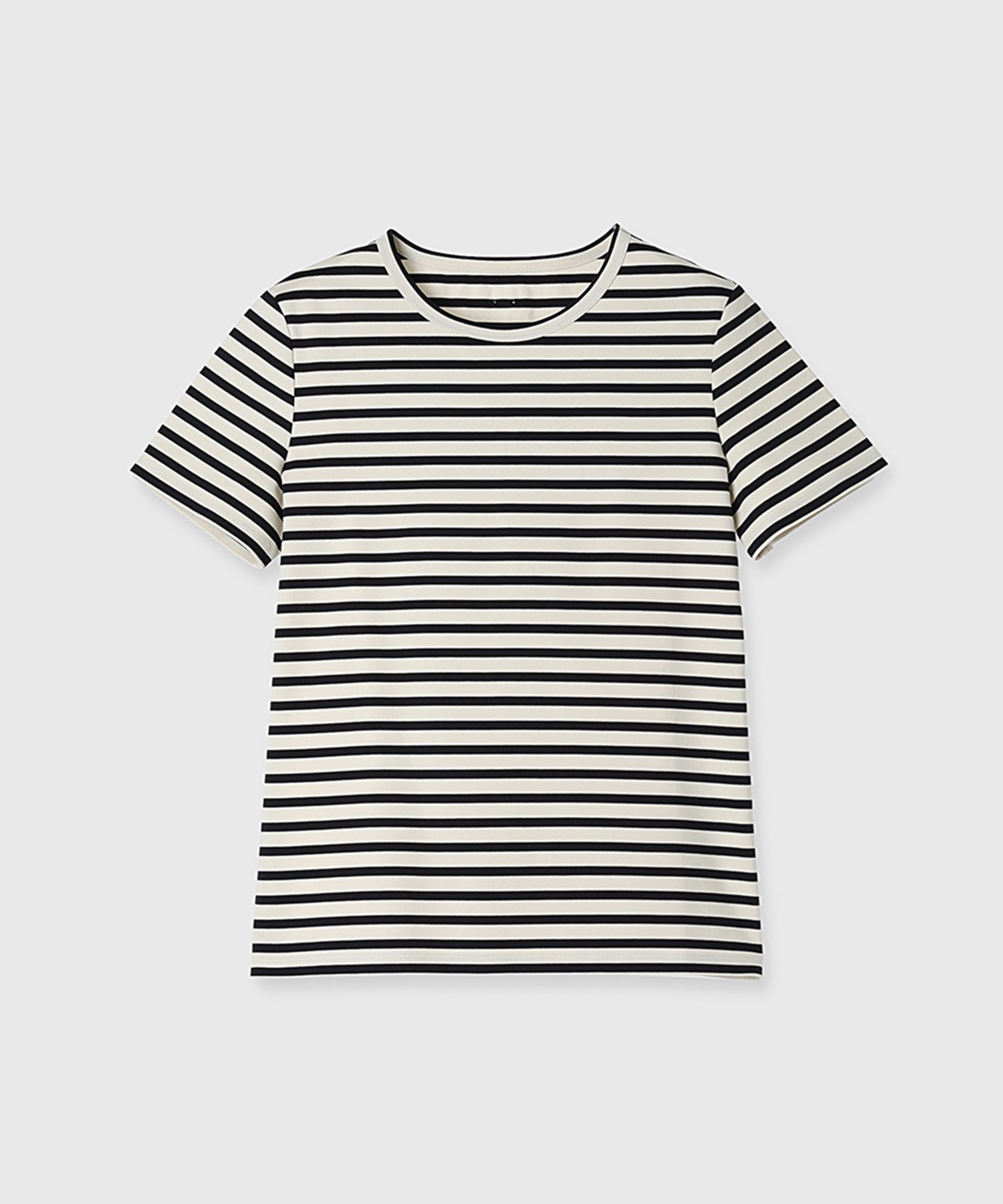 【アニュアンス/anuans】のシルクタッチコットンスリムフィットT インテリア・キッズ・メンズ・レディースファッション・服の通販 founy(ファニー) 　ファッション　Fashion　レディースファッション　WOMEN　シルク　Silk　シルケット　Mercerization　定番　Standard　バランス　Balance　プレート　Plate　ベーシック　Basic　半袖　Short Sleeve　エレガント 上品　Elegant　BORDER|ID: prp329100004531759 ipo3291000000032213743