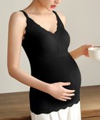 【アイモハ/aimoha / KIDS】のaimoha -select-/マタニティキャミソール 人気、トレンドファッション・服の通販 founy(ファニー) ファッション Fashion キッズファッション Fashion for Kids フィット Fit, Slim Fit ラップ Wrap, Wrap Design thumbnail ブラック|ID: prp329100004531761 ipo3291000000032753390