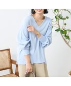 【フリークスストア/FREAK'S STORE】のアーミーフライス VネックロンT 25SS サックスブルー|ID: prp329100004531767 ipo3291000000033594097