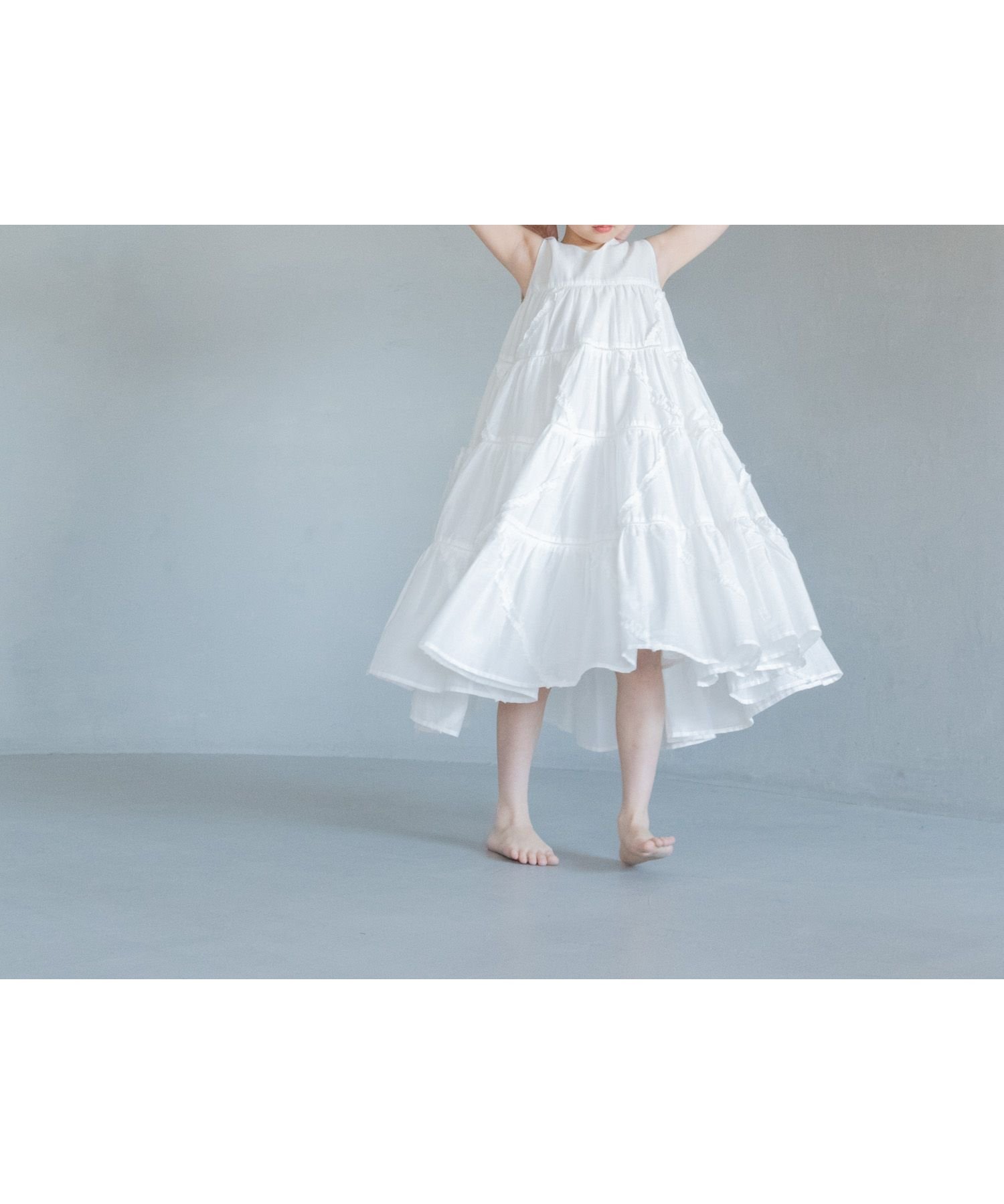 【ローリーズファーム/LOWRYS FARM / KIDS】のボイルティアードワンピース 人気、トレンドファッション・服の通販 founy(ファニー) 　ファッション　Fashion　キッズファッション　Fashion for Kids　ワンピース　Dresses　インド　Indian Textile　ティアードワンピース　Tiered Dress, Flared Dress　 other-1|ID: prp329100004531778 ipo3291000000032971184
