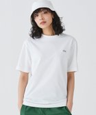 【ラコステ/LACOSTE】のアウトラインクロッククルーネック半袖Tシャツ 人気、トレンドファッション・服の通販 founy(ファニー) ファッション Fashion レディースファッション WOMEN トップス・カットソー Tops/Tshirt シャツ/ブラウス Shirts/Blouses ロング / Tシャツ T-Shirts スマート Smart ポケット Pocket ワンポイント One Point 半袖 Short Sleeve 定番 Standard thumbnail ホワイト|ID: prp329100004531779 ipo3291000000032214946