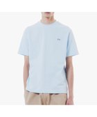 【ラコステ/LACOSTE】のアウトラインクロッククルーネック半袖Tシャツ 人気、トレンドファッション・服の通販 founy(ファニー) ファッション Fashion レディースファッション WOMEN トップス・カットソー Tops/Tshirt シャツ/ブラウス Shirts/Blouses ロング / Tシャツ T-Shirts スマート Smart ポケット Pocket ワンポイント One Point 半袖 Short Sleeve 定番 Standard thumbnail サックスブルー|ID: prp329100004531779 ipo3291000000032214955