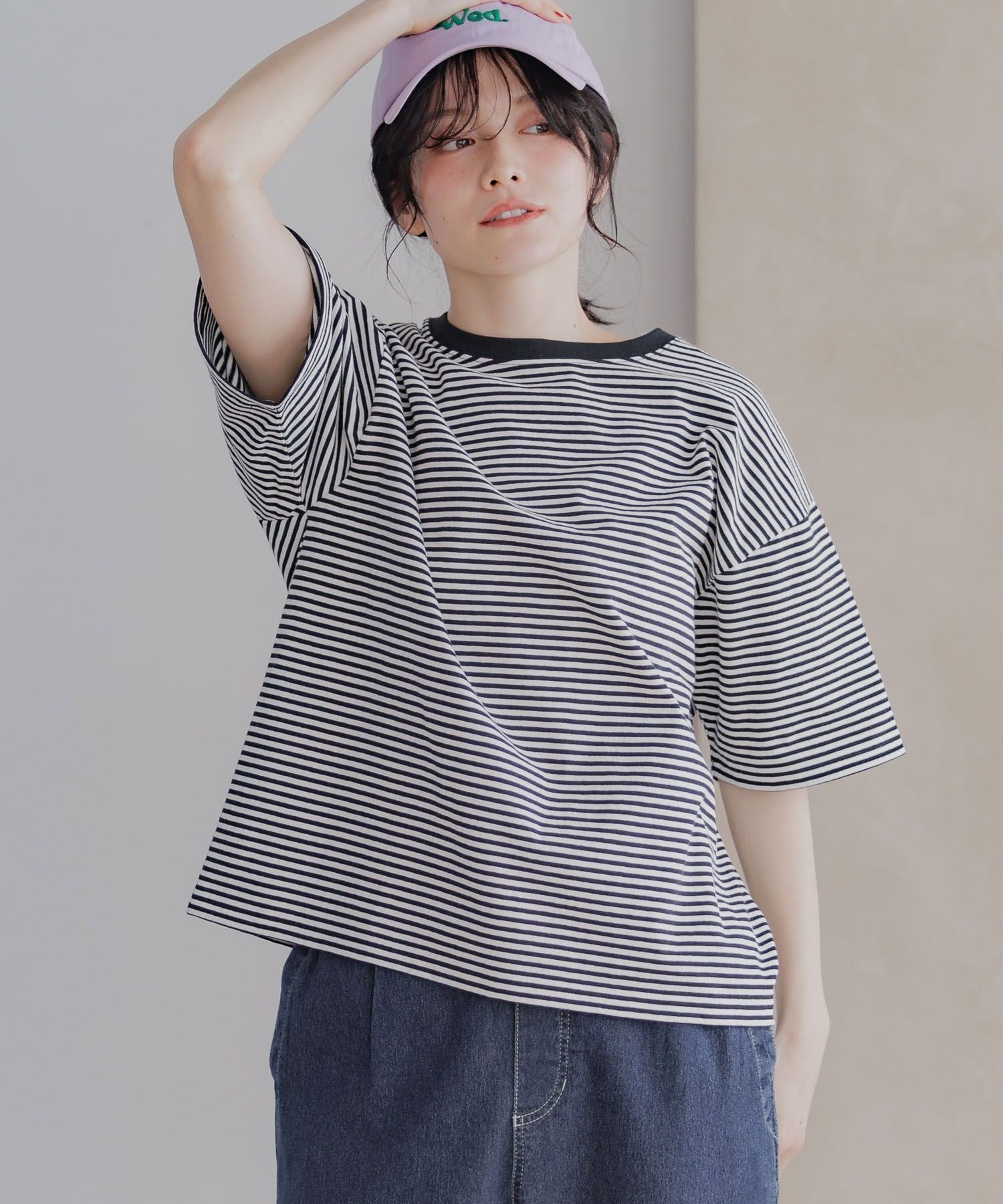 【ニコアンド/niko and】のCOLORマイスターTシャツ インテリア・キッズ・メンズ・レディースファッション・服の通販 founy(ファニー) 　ファッション　Fashion　レディースファッション　WOMEN　トップス・カットソー　Tops/Tshirt　シャツ/ブラウス　Shirts/Blouses　ロング / Tシャツ　T-Shirts　おすすめ　Recommend　デニム　Denim　トレンド　Trend　ビスチェ　Bustier　ベーシック　Basic　ミリタリー　Military　今季　This Season　半袖　Short Sleeve　夏　Summer　抗菌　Antibacterial　春　Spring　S/S・春夏　Ss・Spring/Summer　ブラックボーダー19|ID: prp329100004531792 ipo3291000000032256135