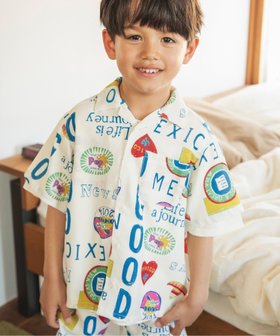 【エフオー オンラインストア/F.O.Online Store / KIDS】の【リンク】イージーケア リゾートシャツ_吸水速乾 人気、トレンドファッション・服の通販 founy(ファニー) ファッション Fashion キッズファッション Fashion for Kids ハーフ Half, Half-Length リゾート Resort, Vacation Style ロンパース Romper, Jumpsuit 半袖 Short Sleeve, Half Sleeve 吸水 Absorbent, Quick-Dry 夏 Summer 旅行 Travel |ID:prp329100004531799