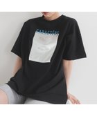 【リアン/Lian】のメタリック箔プリントビックTシャツ 人気、トレンドファッション・服の通販 founy(ファニー) ファッション Fashion レディースファッション WOMEN トップス・カットソー Tops/Tshirt シャツ/ブラウス Shirts/Blouses ロング / Tシャツ T-Shirts thumbnail ブラック|ID: prp329100004531819 ipo3291000000032329864