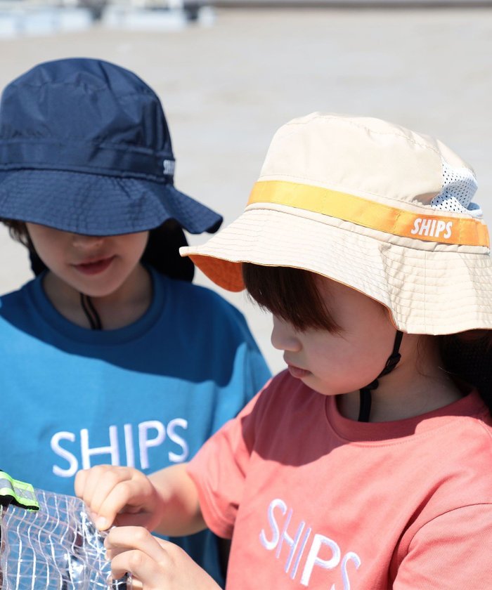 【シップス/SHIPS / KIDS】のSHIPS KIDS UVカット/撥水/吸水速乾 サファリ ハット インテリア・キッズ・メンズ・レディースファッション・服の通販 founy(ファニー) https://founy.com/ ファッション Fashion キッズファッション Fashion for Kids 吸水 Absorbent, Quick-Dry メッシュ Mesh, Net Fabric おすすめ Recommended / Our Picks 夏 Summer |ID: prp329100004531820 ipo3291000000032626173