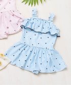【その他のブランド/Other】のさくらんぼ・ひまわり・ハート柄ワンピース水着_UVカット サックス|ID: prp329100004531825 ipo3291000000032607628