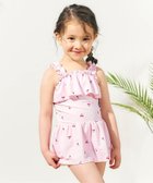 【その他のブランド/Other】のさくらんぼ・ひまわり・ハート柄ワンピース水着_UVカット 人気、トレンドファッション・服の通販 founy(ファニー) ファッション Fashion キッズファッション Fashion for Kids フリル Frill, Ruffle 水着 Swimsuit, Swimwear thumbnail ピンク|ID: prp329100004531825 ipo3291000000033026915