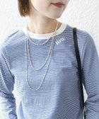 【シップス フォー ウィメン/SHIPS】の洗濯機可能 刺繍 デザイン ボーダー リンガー TEE 人気、トレンドファッション・服の通販 founy(ファニー) ファッション Fashion レディースファッション Fashion for Women 2025年 2025 2025春夏・S/S Spring/Summer 2025 SS25 インナー Innerwear コンパクト Compact, Small Size バランス Balance, Style Balance フィット Fit, Slim Fit ボーダー Border, Stripe ワンポイント One Point, Statement Accent thumbnail ブルー|ID: prp329100004531827 ipo3291000000033547637