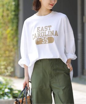【ジャーナルスタンダード レリューム/JOURNAL STANDARD relume】の別注【Champion/チャンピオン】16s/1Jersey L/S Tシャツ 人気、トレンドファッション・服の通販 founy(ファニー) ファッション Fashion レディースファッション Fashion for Women トップス・カットソー Cut & Sew Tops シャツ・ブラウス・オフィスカジュアル Elegant Blouses & Button-Ups ロングTシャツ・Tシャツ Longline T-Shirts & Tees 2025年 2025 2025春夏・S/S Spring/Summer 2025 SS25 カットソー Cut and Sewn Top グラフィック Graphic, Graphic Design スポーツ Sports, Activewear ニューヨーク New York, NYC Style 人気 Popular, Best Seller 別注 Limited Edition, Custom Order |ID:prp329100004531833