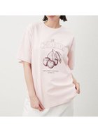 【ミラオーウェン/Mila Owen】のフルーツモチーフグラフィックTシャツ 人気、トレンドファッション・服の通販 founy(ファニー) ファッション Fashion レディースファッション WOMEN トップス・カットソー Tops/Tshirt シャツ/ブラウス Shirts/Blouses ロング / Tシャツ T-Shirts おすすめ Recommend ジャケット Jacket チェリー Cherry プリント Print モチーフ Motif リラックス Relax thumbnail PNK[066]|ID: prp329100004531843 ipo3291000000032035209