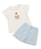 【その他のブランド/Other】のひんやり カップケーキ・シェル・レモン柄パジャマ 4分丈_吸水速乾_接触冷感 オフホワイト|ID: prp329100004531860 ipo3291000000032081151