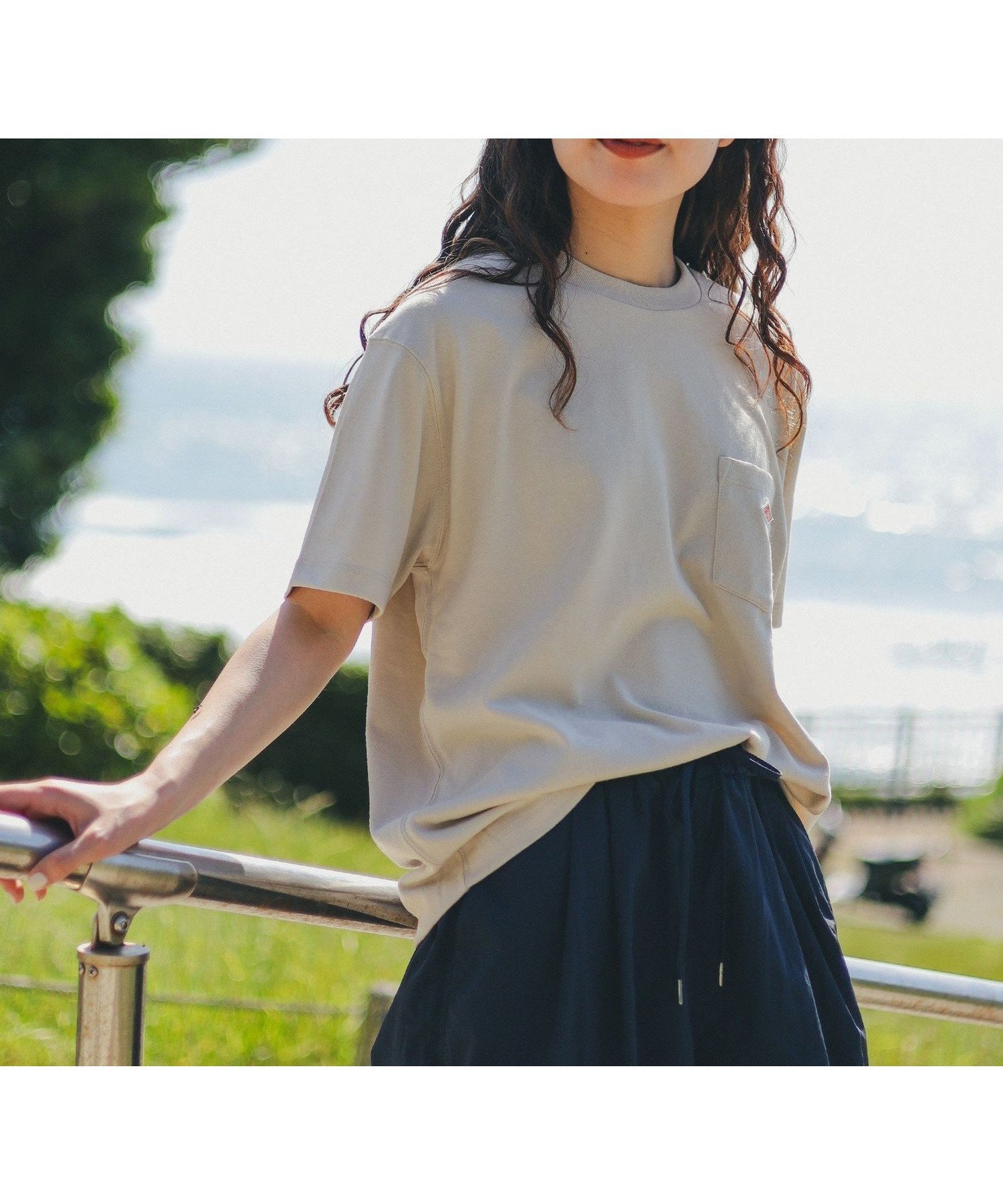 【ビーミングライフストアバイビームス/B:MING LIFE STORE by BEAMS】のDANTON / SHORT SLEEVE POCKET T-SHIRT PLAIN(S~M) インテリア・キッズ・メンズ・レディースファッション・服の通販 founy(ファニー) 　ファッション　Fashion　レディースファッション　WOMEN　トップス・カットソー　Tops/Tshirt　シャツ/ブラウス　Shirts/Blouses　ロング / Tシャツ　T-Shirts　シンプル　Simple　ベーシック　Basic　ボックス　Box　ポケット　Pocket　ワンポイント　One Point　GREIGE|ID: prp329100004531862 ipo3291000000032035290