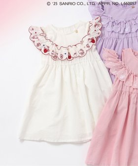 【その他のブランド/Other】の【リンク】【サンリオキャラクターズ】スカラップ刺繍ワンピース 人気、トレンドファッション・服の通販 founy(ファニー) ファッション Fashion キッズファッション KIDS ワンピース Dress/Kids ガーリー Girly キャラクター Character コレクション Collection ショルダー Shoulder スカラップ Scalloped 夏 Summer |ID:prp329100004531874