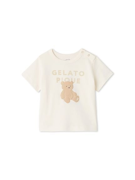 【ジェラート ピケ/gelato pique / KIDS】の【BABY】ぬいぐるみワンポイントTシャツ インテリア・キッズ・メンズ・レディースファッション・服の通販 founy(ファニー) 　ファッション　Fashion　キッズファッション　KIDS　おすすめ　Recommend　カットソー　Cut And Sew　プリント　Print　ラベンダー　Lavender　ロング　Long　ワンポイント　One Point　BEG[037]|ID: prp329100004531896 ipo3291000000032035436