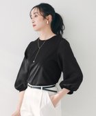 【アンタイトル/UNTITLED】の【二の腕カバー/オンオフ】袖シアー ドッキングプルオーバー 人気、トレンドファッション・服の通販 founy(ファニー) ファッション Fashion レディースファッション WOMEN トップス・カットソー Tops/Tshirt プルオーバー Pullover おすすめ Recommend シアー Sheer ジャージ Jersey ドッキング Docking thumbnail ブラック|ID: prp329100004531897 ipo3291000000032035442