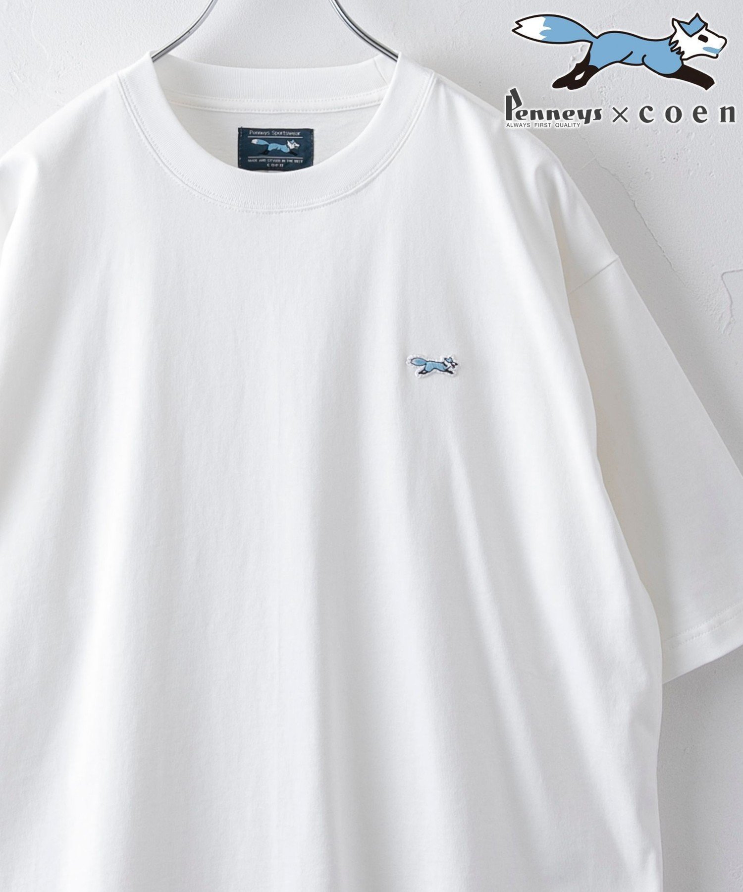【コーエン/COEN】のPenneys(ぺニーズ)別注クルーネックTシャツ(WEB限定カラー) 人気、トレンドファッション・服の通販 founy(ファニー) 　ファッション　Fashion　レディースファッション　WOMEN　トップス・カットソー　Tops/Tshirt　シャツ/ブラウス　Shirts/Blouses　ロング / Tシャツ　T-Shirts　カットソー　Cut And Sew　コレクション　Collection　人気　Popularity　フォックス　Fox　ベーシック　Basic　別注　Special Order　おすすめ　Recommend　 other-1|ID: prp329100004531906 ipo3291000000032316839