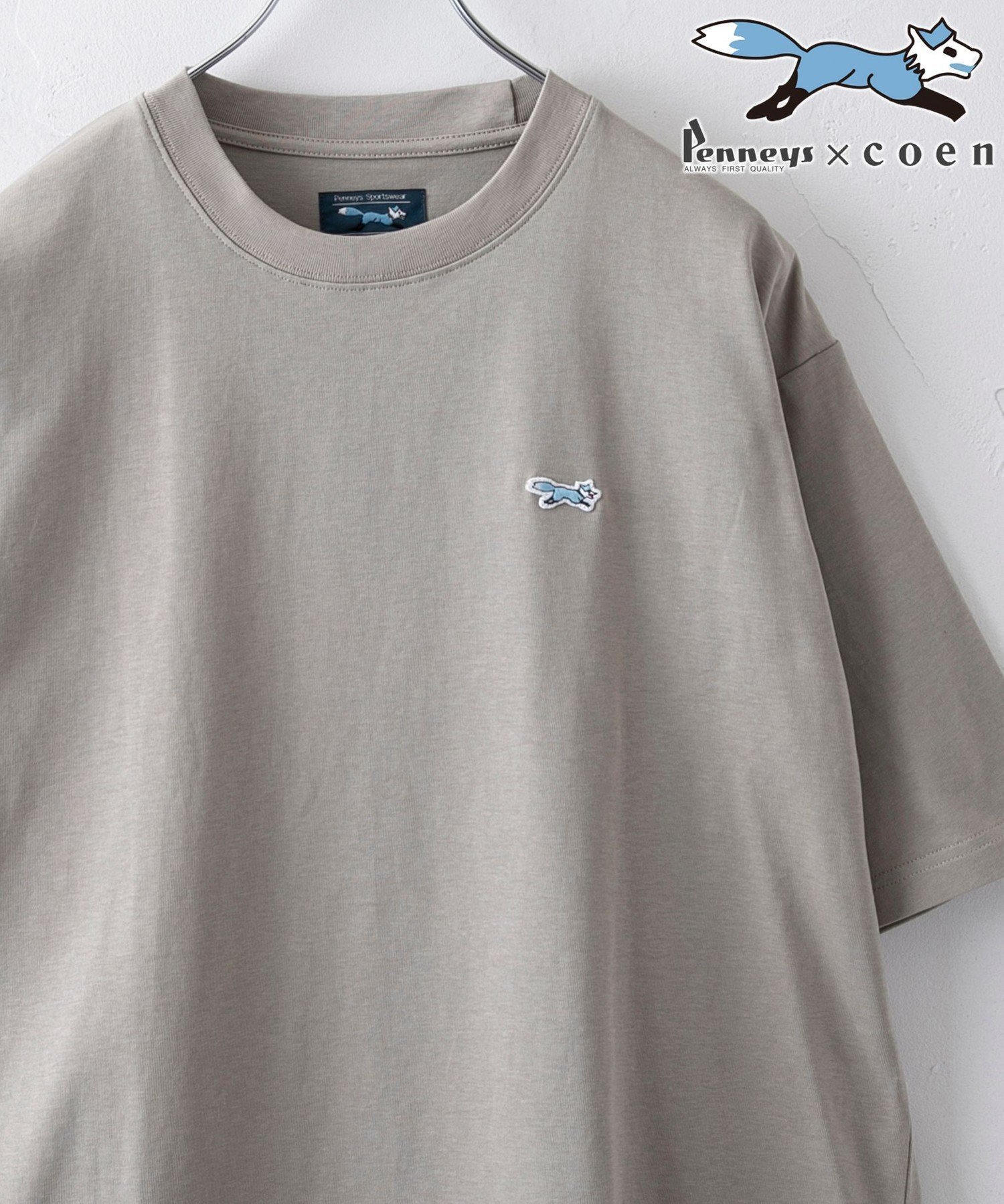 【コーエン/COEN】のPenneys(ぺニーズ)別注クルーネックTシャツ(WEB限定カラー) インテリア・キッズ・メンズ・レディースファッション・服の通販 founy(ファニー) 　ファッション　Fashion　レディースファッション　WOMEN　トップス・カットソー　Tops/Tshirt　シャツ/ブラウス　Shirts/Blouses　ロング / Tシャツ　T-Shirts　カットソー　Cut And Sew　コレクション　Collection　人気　Popularity　フォックス　Fox　ベーシック　Basic　別注　Special Order　おすすめ　Recommend　BEIGE|ID: prp329100004531906 ipo3291000000032316848