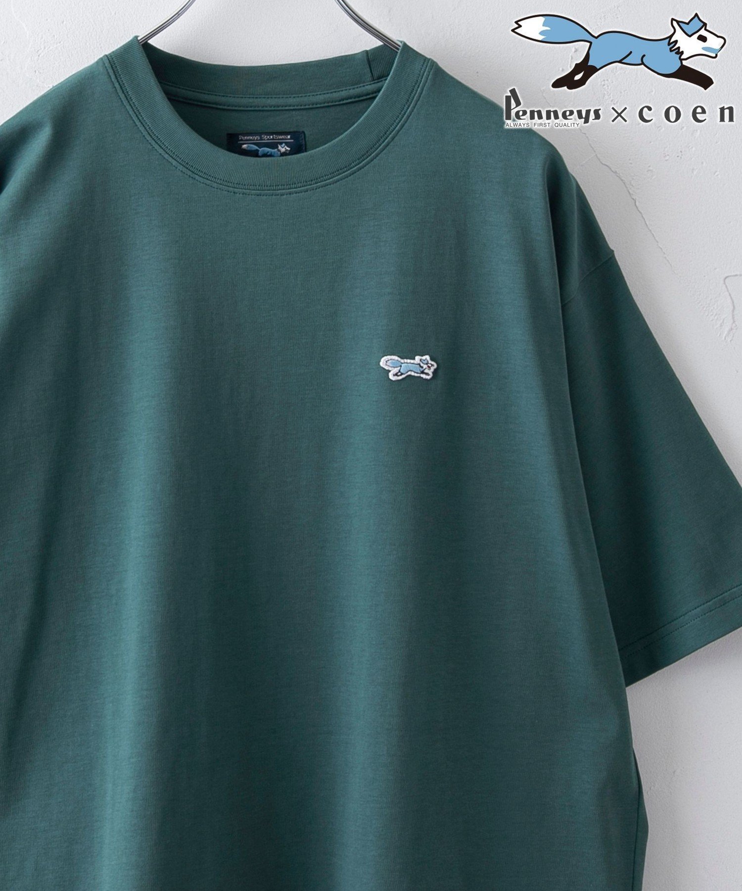 【コーエン/COEN】のPenneys(ぺニーズ)別注クルーネックTシャツ(WEB限定カラー) インテリア・キッズ・メンズ・レディースファッション・服の通販 founy(ファニー) 　ファッション　Fashion　レディースファッション　WOMEN　トップス・カットソー　Tops/Tshirt　シャツ/ブラウス　Shirts/Blouses　ロング / Tシャツ　T-Shirts　カットソー　Cut And Sew　コレクション　Collection　人気　Popularity　フォックス　Fox　ベーシック　Basic　別注　Special Order　おすすめ　Recommend　KELLY|ID: prp329100004531906 ipo3291000000032316850
