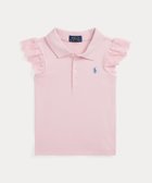 【ラルフローレン/RALPH LAUREN / KIDS】の(ガールズ 2才~6才)アイレット ストレッチ メッシュ ポロシャツ 人気、トレンドファッション・服の通販 founy(ファニー) ファッション Fashion キッズファッション Fashion for Kids アイレット Eyelet Lace ストレッチ Stretch, Stretchy Fabric ストレート Straight, Straight Cut スリット Slit, Slit Detail フリル Frill, Ruffle ポロシャツ Polo Shirt, Collared Tee メッシュ Mesh, Net Fabric thumbnail 650ピンク|ID: prp329100004531909 ipo3291000000032654229