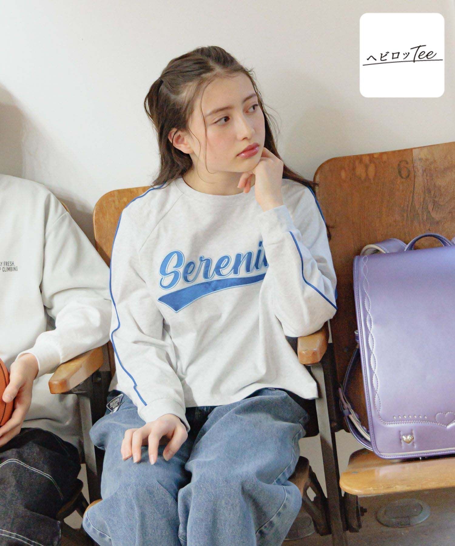 【グローバルワーク/GLOBAL WORK / KIDS】のヘビロッTEEワイド長袖/キッズ/147421 インテリア・キッズ・メンズ・レディースファッション・服の通販 founy(ファニー) 　ファッション　Fashion　キッズファッション　KIDS　2024年　2024　2024-2025秋冬・A/W　Aw/Autumn/Winter/Fw/Fall/2024-2025　グラデーション　Gradation　ショート　Short　スリーブ　Sleeve　フレンチ　French　プリント　Print　ボトム　Bottom　リボン　Ribbon　ロング　Long　ワイド　Wide　人気　Popularity　A/W・秋冬　Aw・Autumn/Winter・Fw・Fall-Winter　長袖　Long Sleeve　杢グレー14|ID: prp329100004531915 ipo3291000000032080758