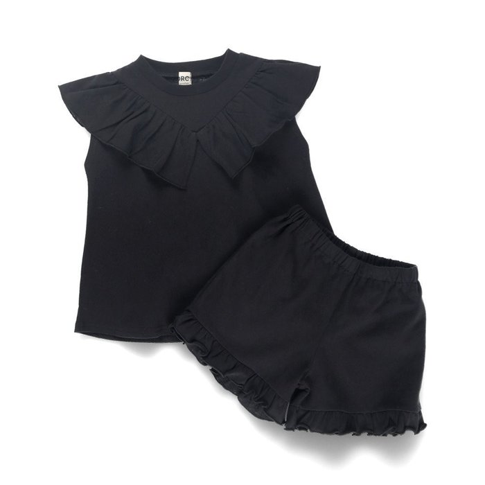 【ブランシェス/branshes / KIDS】の【WEB限定/DRC】フリルカットソーセットアップ インテリア・キッズ・メンズ・レディースファッション・服の通販 founy(ファニー) https://founy.com/ ファッション Fashion キッズファッション KIDS トップス・カットソー Tops/Tees/Kids カットソー Cut And Sew 吸水 Water Absorption セットアップ Set Up フリル Frills ポケット Pocket プチプライス・低価格 Affordable おすすめ Recommend 夏 Summer |ID: prp329100004531920 ipo3291000000032081500