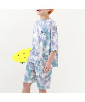 【デビロック/devirock / KIDS】の【ワンマイルにも】めちゃ涼しいタイダイパジャマ 人気、トレンドファッション・服の通販 founy(ファニー) ファッション Fashion キッズファッション KIDS Children’s Clothing サンダル Sandals ストレッチ Stretch セットアップ Set Up メッシュ Mesh おすすめ Recommend 夏 Summer |ID:prp329100004531930