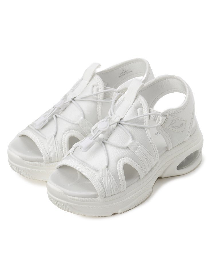 【ピンク ラテ/PINK-latte / KIDS】のエアー入りサンダル 人気、トレンドファッション・服の通販 founy(ファニー) 　ファッション　Fashion　キッズファッション　Fashion for Kids　おすすめ　Recommended / Our Picks　クッション　Cushion, Throw Pillow　サンダル　Sandals, Summer Shoes　スポーツ　Sports, Activewear　再入荷　Restock / Back in Stock　厚底　Platform Shoes　 other-1|ID: prp329100004531932 ipo3291000000032740095