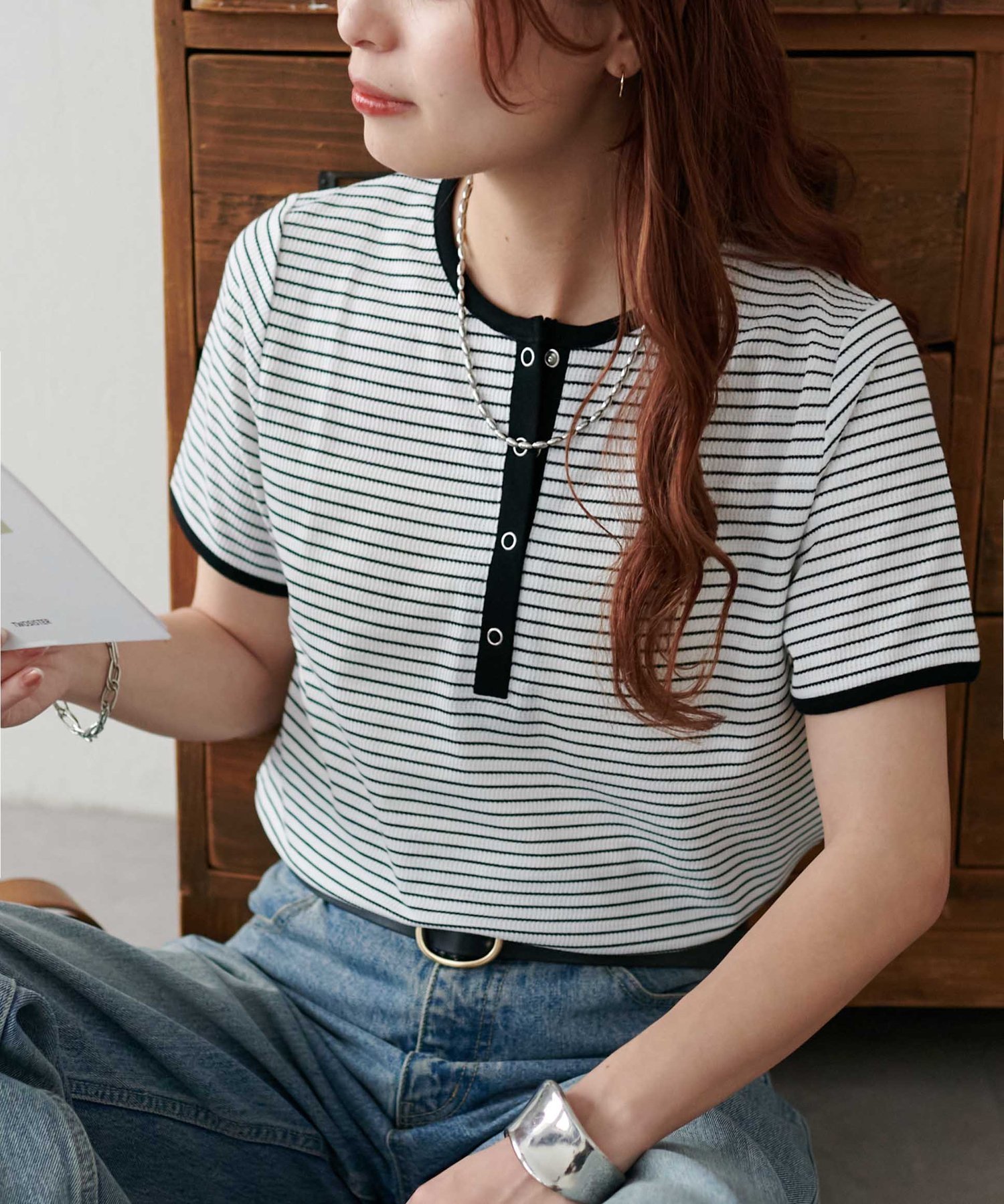 【ディスコート/Discoat】の【29色展開/多色買い】ワッフルリングドット半袖Tシャツ《WEB限定》 インテリア・キッズ・メンズ・レディースファッション・服の通販 founy(ファニー) 　ファッション　Fashion　レディースファッション　WOMEN　トップス・カットソー　Tops/Tshirt　シャツ/ブラウス　Shirts/Blouses　ロング / Tシャツ　T-Shirts　インナー　Inner　ベーシック　Basic　ボーダー　Border　ラウンド　Round　ワッフル　Waffle　半袖　Short Sleeve　夏　Summer　無地　Plain Color　ホワイトその他1|ID: prp329100004531933 ipo3291000000032128199