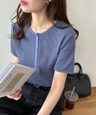 【ディスコート/Discoat】の【29色展開/多色買い】ワッフルリングドット半袖Tシャツ《WEB限定》 ブルーその他1|ID: prp329100004531933 ipo3291000000032317086