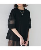 【アンタイトル/UNTITLED】の【二の腕カバー/手洗い可】袖オーガンジープルオーバー 人気、トレンドファッション・服の通販 founy(ファニー) ファッション Fashion レディースファッション WOMEN トップス・カットソー Tops/Tshirt プルオーバー Pullover おすすめ Recommend アメリカン American オーガンジー Organdy シルケット Mercerization ジャージ Jersey スーピマ Supima ドッキング Docking thumbnail ブラック|ID: prp329100004531941 ipo3291000000032155825